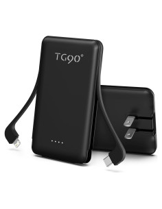 Cargador Portátil Power Bank 5000mAh con Enchufe Plegable