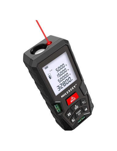 Medidor Láser MiLESEEY D5T 99.97m Pantalla LCD Retroiluminada