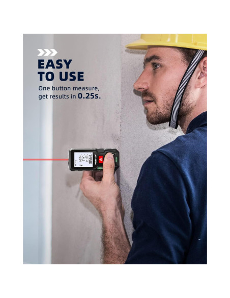 Medidor Láser MiLESEEY D5T 99.97m Pantalla LCD Retroiluminada