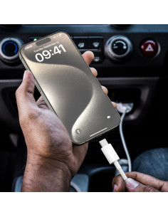 Cable CarPlay USB-A a USB-C para iPhone 16/15 - Blanco 2