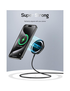 Cargador Mag Safe Shenzhen YW100A 15W para iPhone 16/15/14/13 2