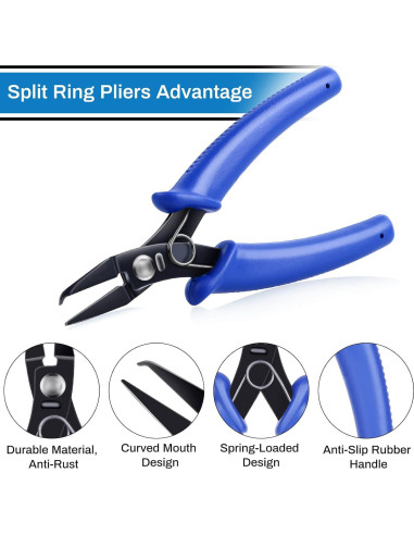 Pinzas Abridoras de Anillos Divididos Evatage - 13.97 cm