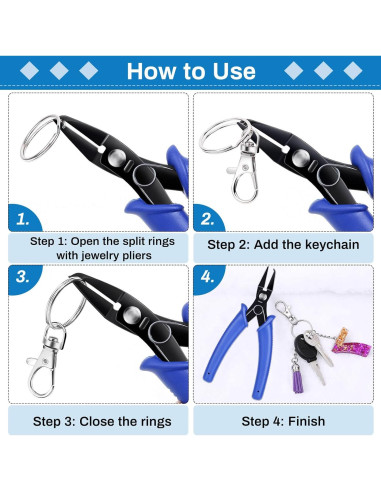 Pinzas Abridoras de Anillos Divididos Evatage - 13.97 cm