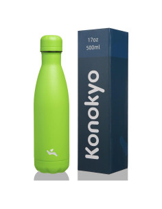 Botella de Agua Aislada Konokyo 17 oz Acero Inoxidable Verde