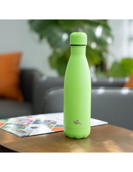 Botella de Agua Aislada Konokyo 17 oz Acero Inoxidable Verde