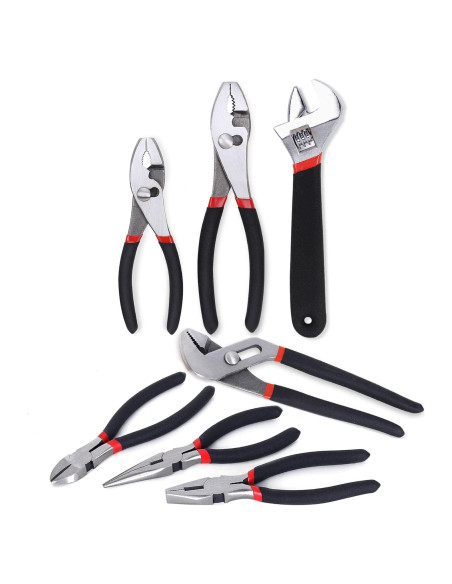 Juego de Alicates y Llave FASTPRO 7 Piezas Ergonómico