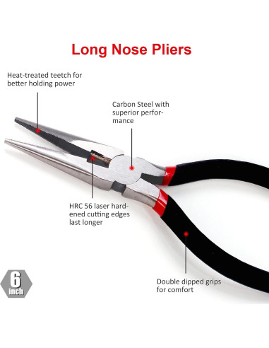 Juego de Alicates y Llave FASTPRO 7 Piezas Ergonómico