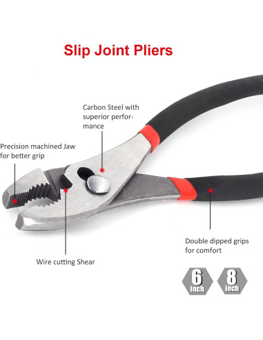 Juego de Alicates y Llave FASTPRO 7 Piezas Ergonómico