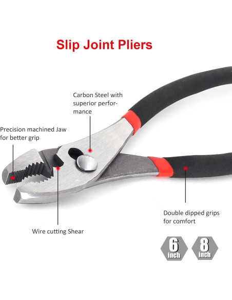 Juego de Alicates y Llave FASTPRO 7 Piezas Ergonómico