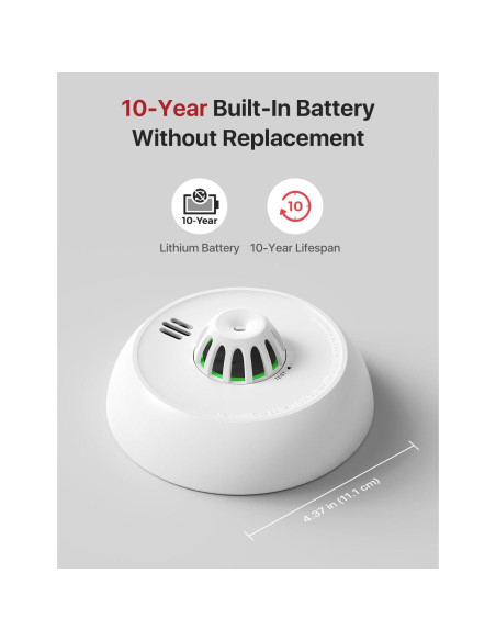 Alarma de Calor Inteligente X-Sense XH02-M con Batería 10 Años Alarma de Calor Inteligente X-Sense XH02-M con Batería 10 Años