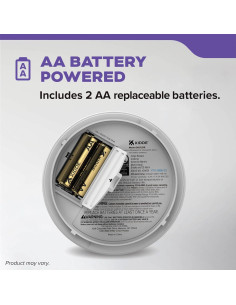 Detector de Humo y Monóxido de Carbono Kidde 30CUDR, Paquete de 2 2