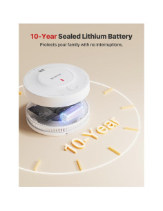 Detector de Humo X-Sense SD2J0AX con Batería de 10 Años 2