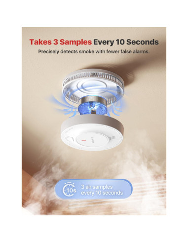 Detector de Humo X-Sense SD2J0AX con Batería de 10 Años