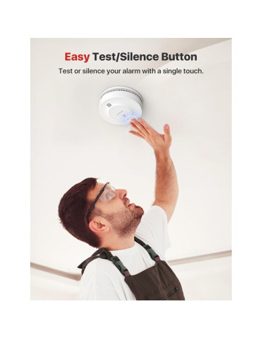 Detector de Humo X-Sense SD2J0AX con Batería de 10 Años