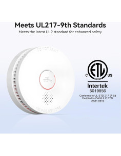 Detector de Humo SITERWELL GS509A con Batería de 10 Años 2