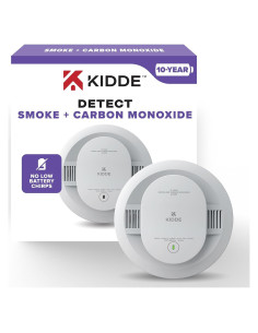 Detector de Humo y Monóxido Kidde 30CUD10 Batería 10 Años
