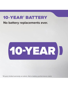 Detector de Humo y Monóxido Kidde 30CUD10 Batería 10 Años 2