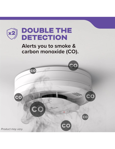 Detector de Humo y Monóxido Kidde 30CUD10 Batería 10 Años