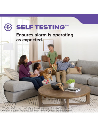 Detector de Humo y Monóxido Kidde 30CUD10 Batería 10 Años