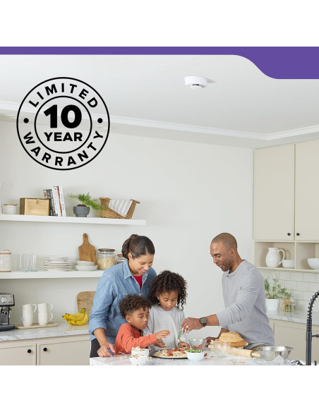 Detector de Humo y Monóxido Kidde 30CUD10 Batería 10 Años