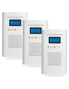 Detector de Gas y Monóxido Hembisen KH-522 3 en 1