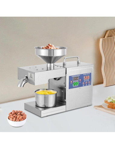 Prensa de Aceite TTOUOI B03S 820W Frío y Caliente