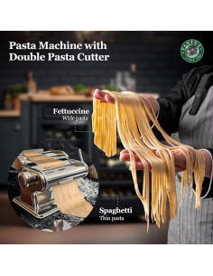Máquina de Pasta Fante 12017 Manual con Rodillos Ajustables 2