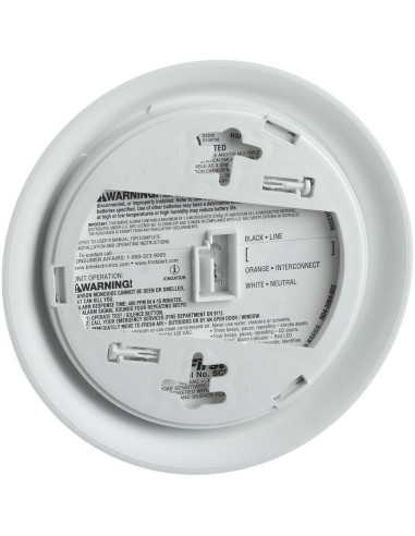 Detector de Humo y Monóxido de Carbono BRK SC-9120B 120V