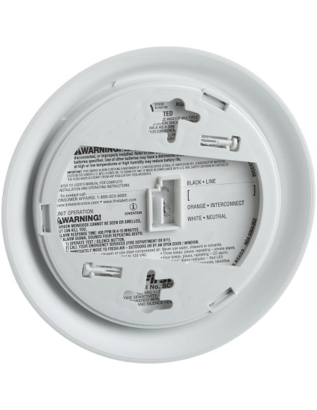 Detector de Humo y Monóxido de Carbono BRK SC-9120B 120V Detector de Humo y Monóxido de Carbono BRK SC-9120B 120V