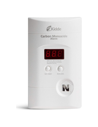 Detector de Monóxido de Carbono Kidde KN-COPP-3 Enchufable con Pantalla Digital