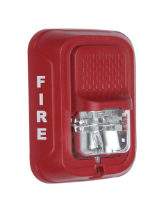 Estroboscópico Rojo de Incendio System Sensor SRL 12.7x15.2cm