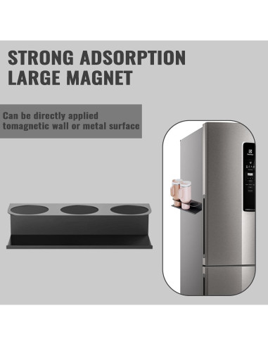 Soporte Magnético para Botellas de Agua pldnhzua - 2 Piezas