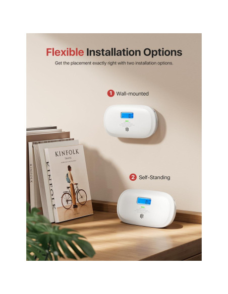 Detector de Monóxido de Carbono X-Sense XC0C-SR Portátil