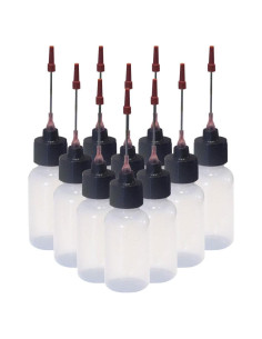 10 Botellas Dispensadoras 29.57 ml Liberty con Aguja Acero