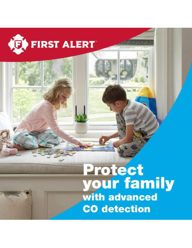 Detector de Monóxido de Carbono First Alert CO615 con Pantalla Digital