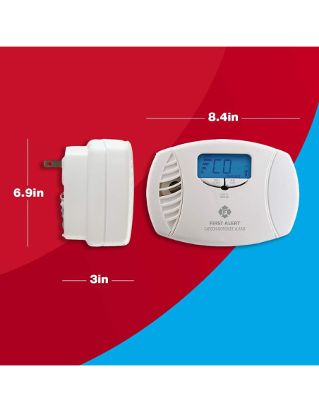Detector de Monóxido de Carbono First Alert CO615 con Pantalla Digital Detector de Monóxido de Carbono First Alert CO615 con Pantalla Digital