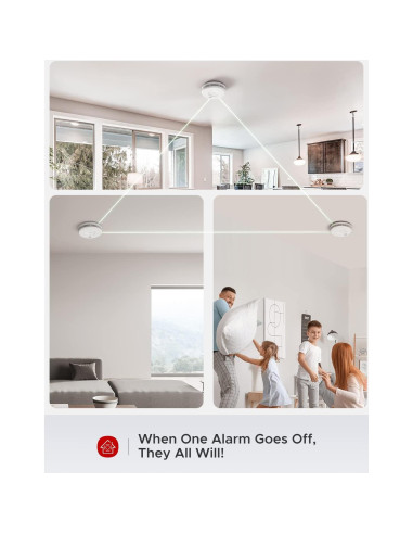 Detector de Humo y CO X-Sense XP06 Paquete de 3