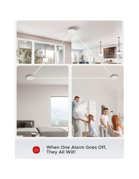 Detector de Humo y CO X-Sense XP06 Paquete de 3 Detector de Humo y CO X-Sense XP06 Paquete de 3