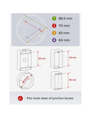 Detector de Humo y CO X-Sense XP06 Paquete de 3