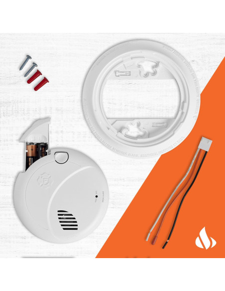 Alarma de Humo First Alert con Respaldo de Batería - Paquete de 3