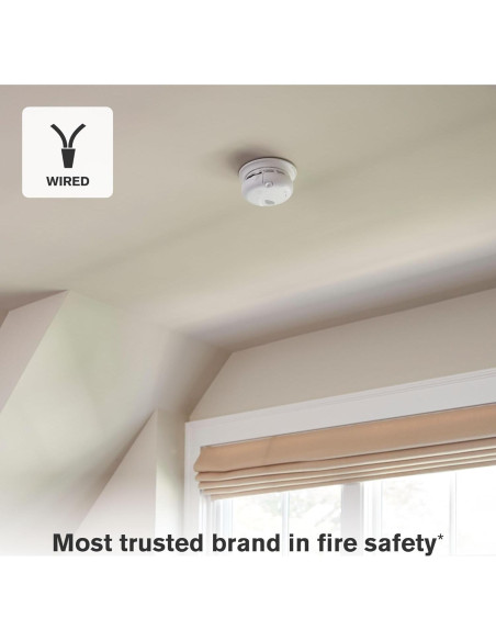 Alarma de Humo First Alert con Respaldo de Batería - Paquete de 3