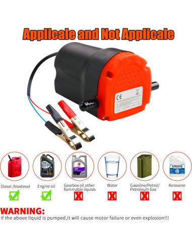 Extractor de Aceite Eléctrico PLUMIA 12V 80W para Vehículos