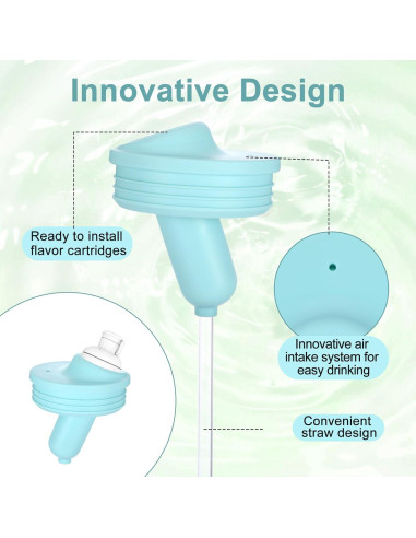 Adaptador de Vaso Hoohnnaa para Stanley 40 oz, Verde, BPA Free