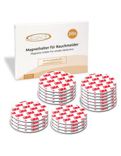 Fijador Magnético ECENCE 20pcs para Detector de Humo