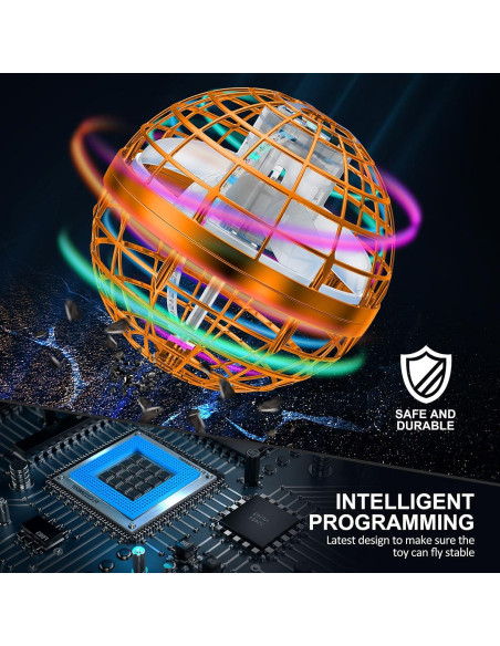 Bola Voladora Orb LEMATRIX TSM006-B Juguete Naranja