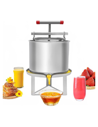 Prensa de Vino Manual Cherishop FY-54101 12.6L Acero Inoxidable