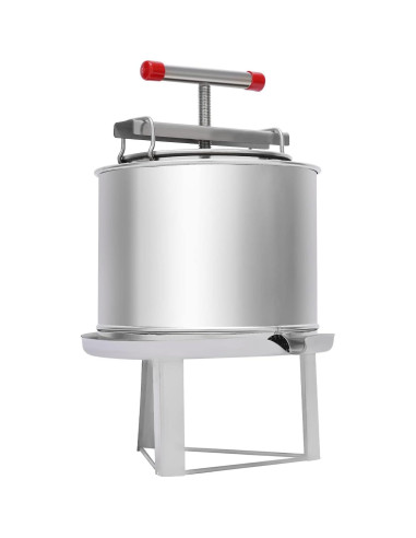 Prensa de Vino Manual Cherishop FY-54101 12.6L Acero Inoxidable