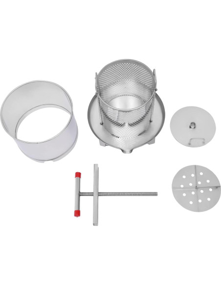 Prensa de Vino Manual Cherishop FY-54101 12.6L Acero Inoxidable