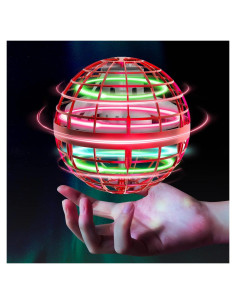 Drone Bola Voladora Tikduck FB-R Rojo Controlado a Mano