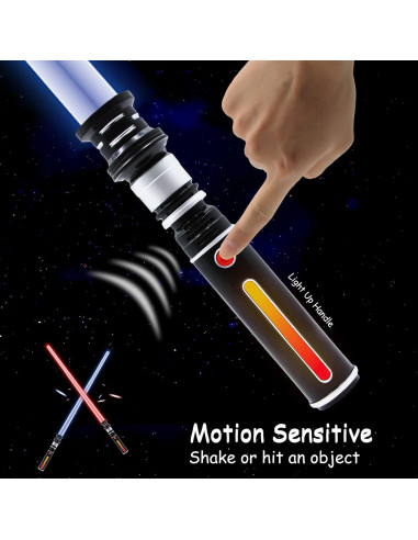 3 Sables de Luz con Sonido FX SAIYUE para Niños 43-84 cm